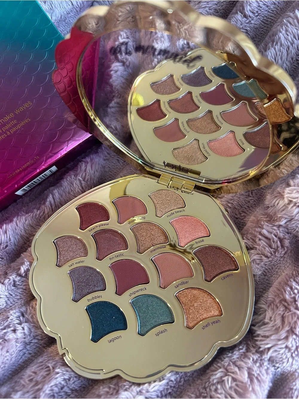 NIB Tarte Be A Mermaid and Make Waves Eyeshadow Palette